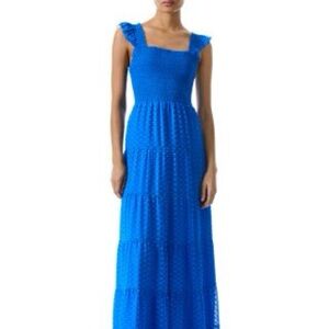 Alice + Olivia Royal Blue Maxi Dress